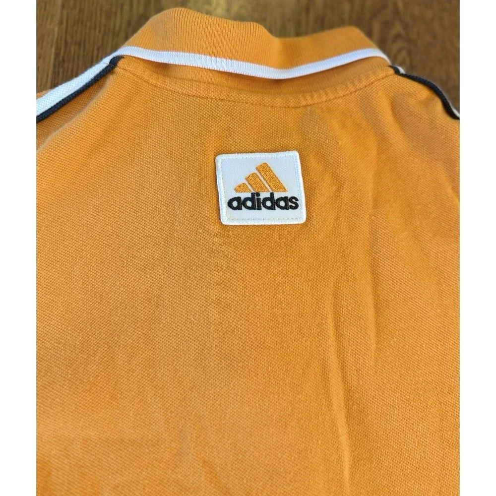 Vintage Adidas Tennessee Volunteers Shirt Mens Medium Orange NCAA Football Polo